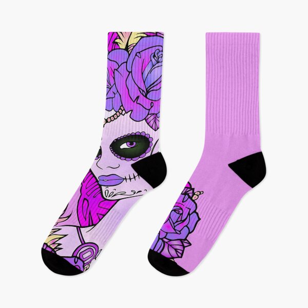 Item preview, Skull with floral designed and sold by NyengRepublic.