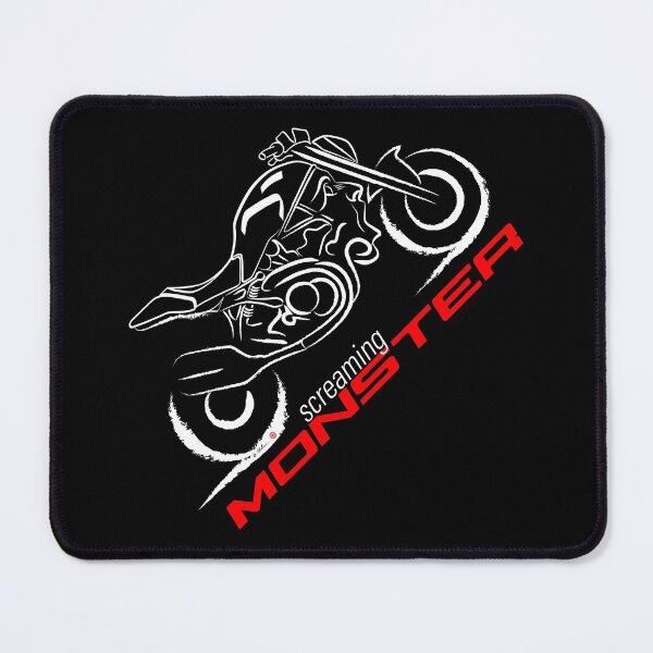 Item preview, Screaming Monster, Wheelie Chop Tail Custom Bike on Black for the Real Biker designed and sold by etoide.