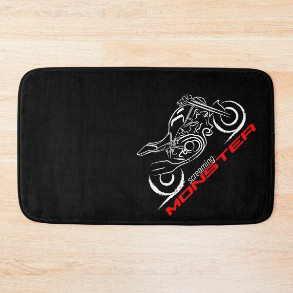 Item preview, Screaming Monster, Wheelie Chop Tail Custom Bike on Black for the Real Biker designed and sold by etoide.