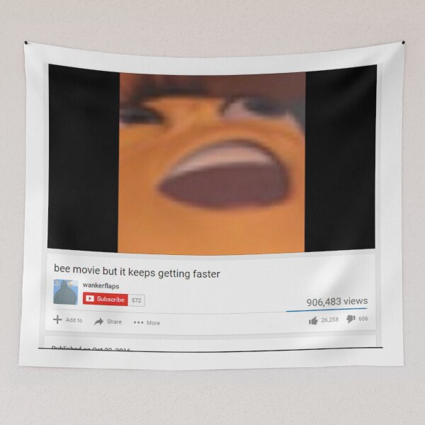 Item preview, bee movie but it keeps getting faster designed and sold by turbobeaner.