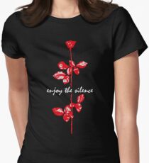 Enjoy The Silence Women's Fitted T-Shirt