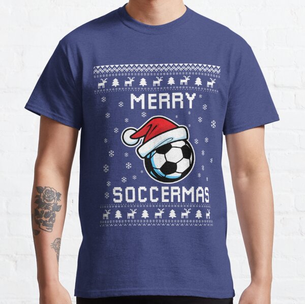 Soccer Ugly Christmas Sweater Gift for Soccer Lovers Classic T-Shirt