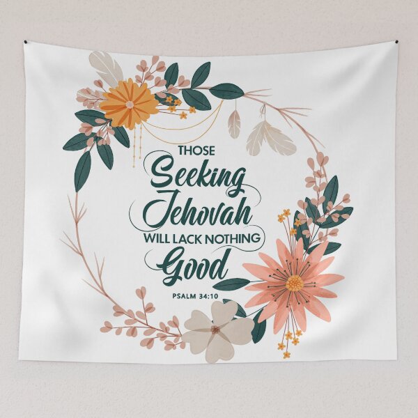Item preview, JW 2022 Yeartext Floral designed and sold by KA DESIGNS.