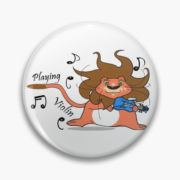 Item preview, Lion Playing Violin  designed and sold by Shirley cute art .