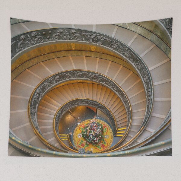 Item preview, Staircase in the Vatican Museum | Europe Travel Photography designed and sold by julidescole.