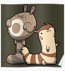 Chubby Ferrets Poster
