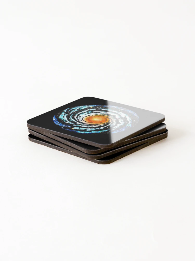 Thumbnail 4 of 5, Coasters (Set of 4), Time Machine designed and sold by InfinitePathArt.
