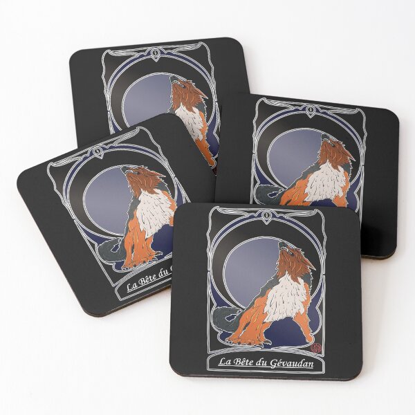 Item preview, La Bete du Gevaudan - Lozere Ardeche folklore designed and sold by Ukiyograph.