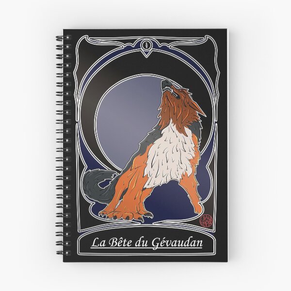 Item preview, La Bete du Gevaudan - Lozere Ardeche folklore designed and sold by Ukiyograph.
