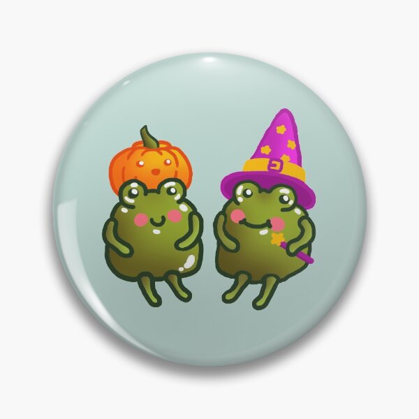 Item preview, Forg Sticker - Cute Frog Halloween designed and sold by Nossikko.