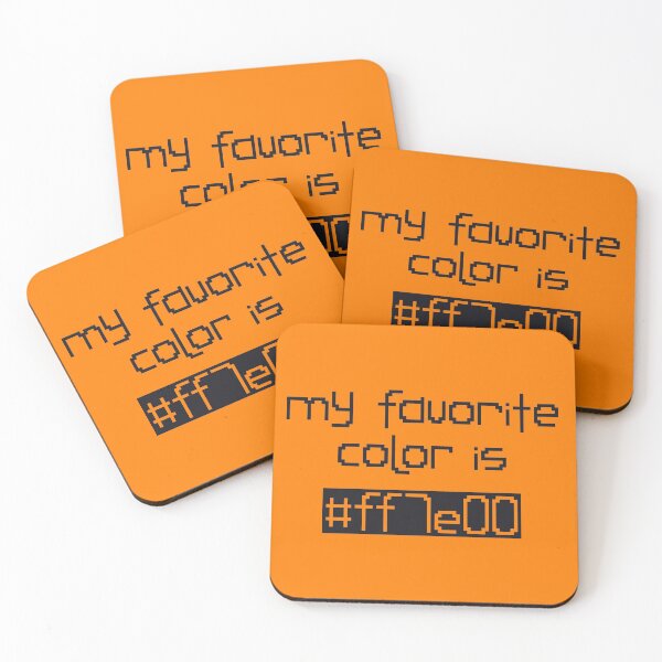 Item preview, My Favorite Color Is #ff7e00 designed and sold by rin3d .