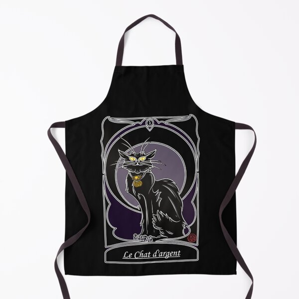 Item preview, Folklore silver cat Brittany Gascony Provence designed and sold by Ukiyograph.