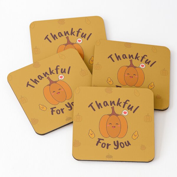 Item preview, Thankful For You — Cute  Kawaii Pumpkin designed and sold by ttttee.