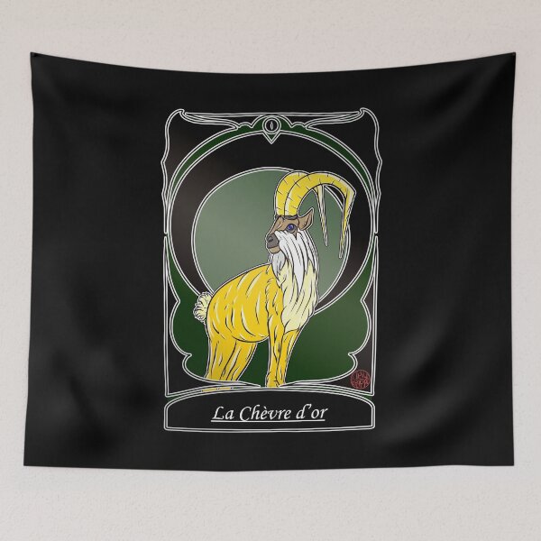 Item preview, The golden goat - folklore Provence Languedoc designed and sold by Ukiyograph.