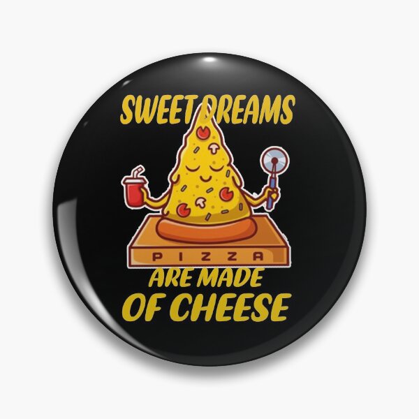 Item preview, sweet dreams are made of cheese Cute pizza yoga meditation, FOOD LOVERS , GIFT FOR FOODIES   designed and sold by justbejoker.