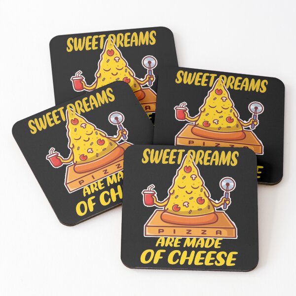 Item preview, sweet dreams are made of cheese Cute pizza yoga meditation, FOOD LOVERS , GIFT FOR FOODIES   designed and sold by justbejoker.