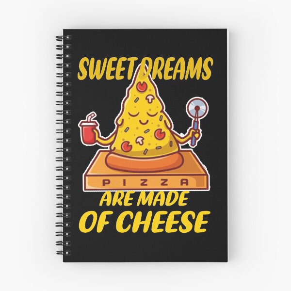 Item preview, sweet dreams are made of cheese Cute pizza yoga meditation, FOOD LOVERS , GIFT FOR FOODIES   designed and sold by justbejoker.