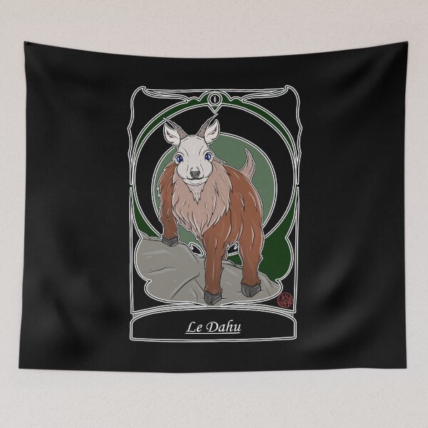 Item preview, Dahu - French folklore designed and sold by Ukiyograph.