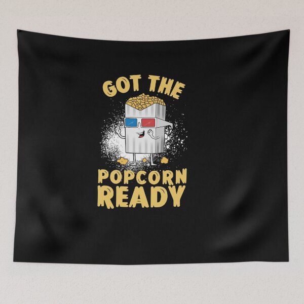 Item preview, Got the Popcorn Ready Vintage Cinema Retro design!  designed and sold by HROC.