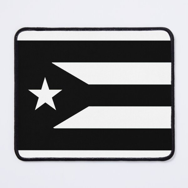 Item preview, Puerto Rico Resistance Black and White Flag designed and sold by SoLunAgua ..