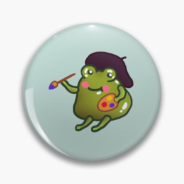 Item preview, Forg Sticker - Cute Frog Painter designed and sold by Nossikko.