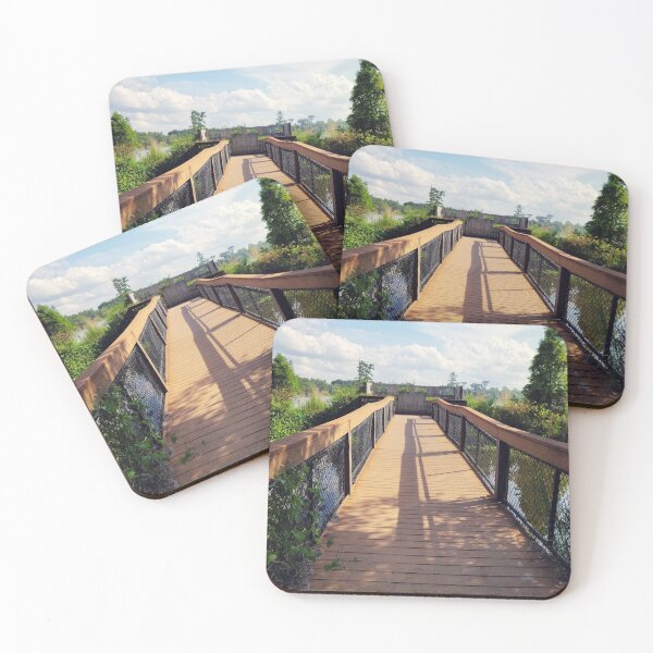 Item preview, Wooden Observation deck in Florida wetland designed and sold by svetlanna.