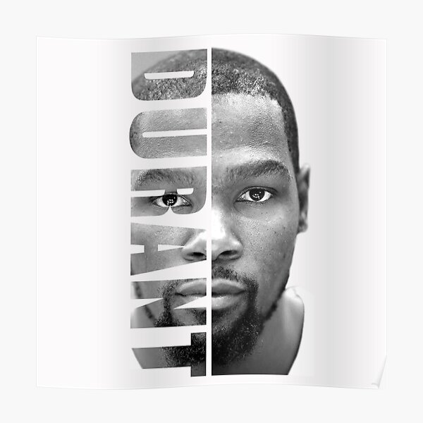 kevin durant black and white