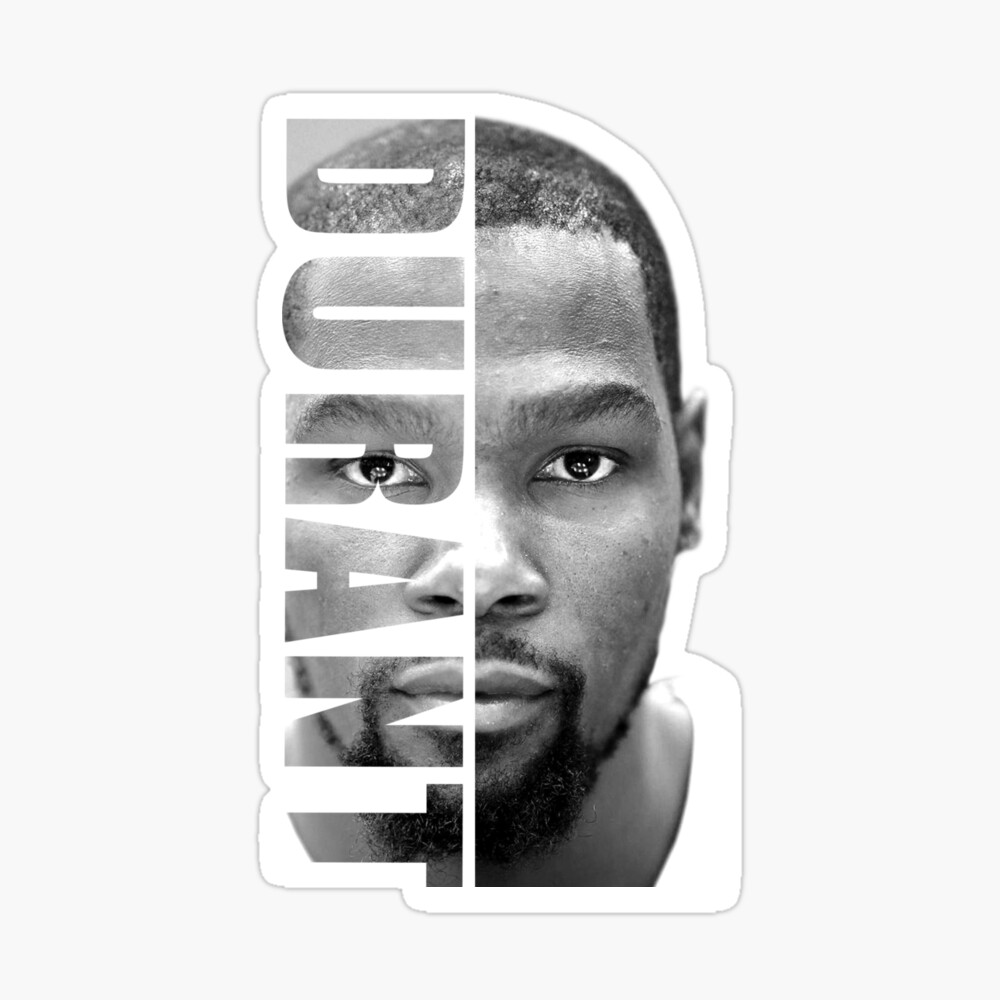 black and white kevin durant