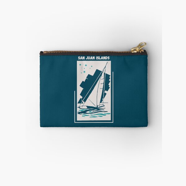 Item preview, San Juan Islands in Washington State, Salish Sea USA - Vintage Sailing Windsurfing Poster designed and sold by Vintage-TM.