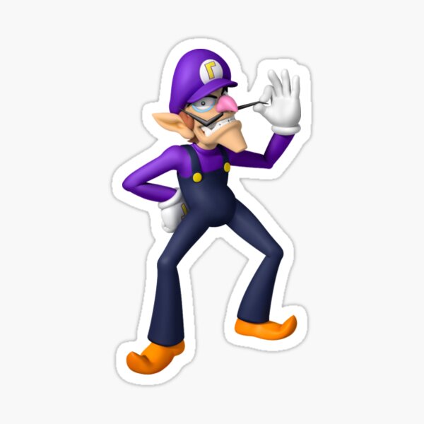 Waluigi NYEH NYEH NYEH Sticker
