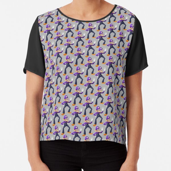 Waluigi NYEH NYEH NYEH Chiffon Top