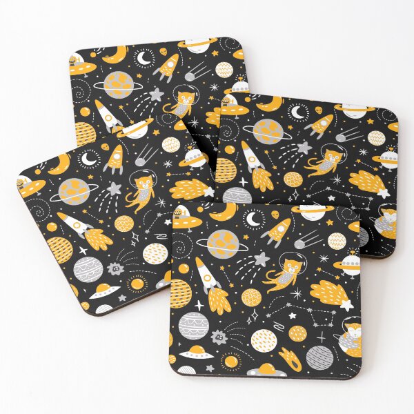 Item preview, Curious Cat Exploring The Universe designed and sold by The-Fancy-Space.