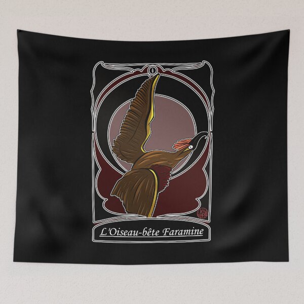 Item preview, The Beast Bird Faramine - Saone & Loire folklore designed and sold by Ukiyograph.