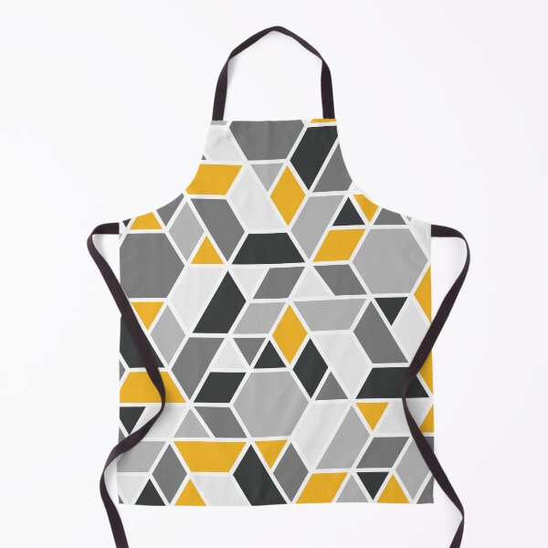 Item preview, Abstract Geo - Yellow & Grey designed and sold by Blue-Banana.