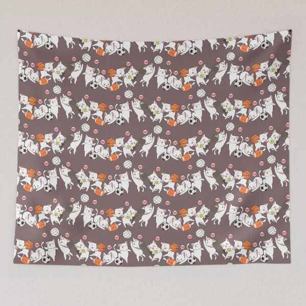 Item preview,  Curious Cats Love Sports designed and sold by The-Fancy-Space.