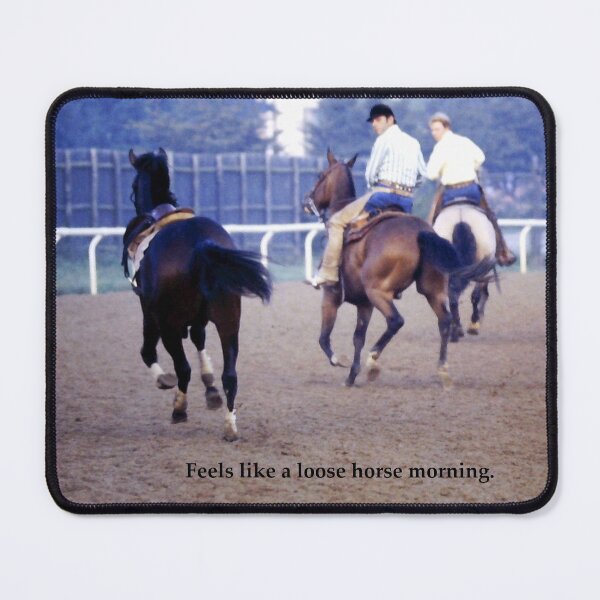 Item preview, IT'S A LOOSE HORSE MORNING C2021 Steve Yellowbear Fine Art designed and sold by SteveYellowbear.