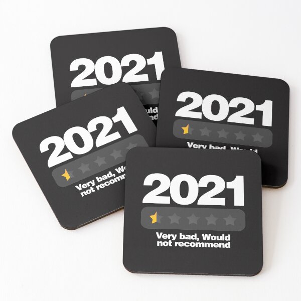 Item preview, 2021 - Very Bad Would not recommend - Funny New Year Joking Quote designed and sold by elhefe.