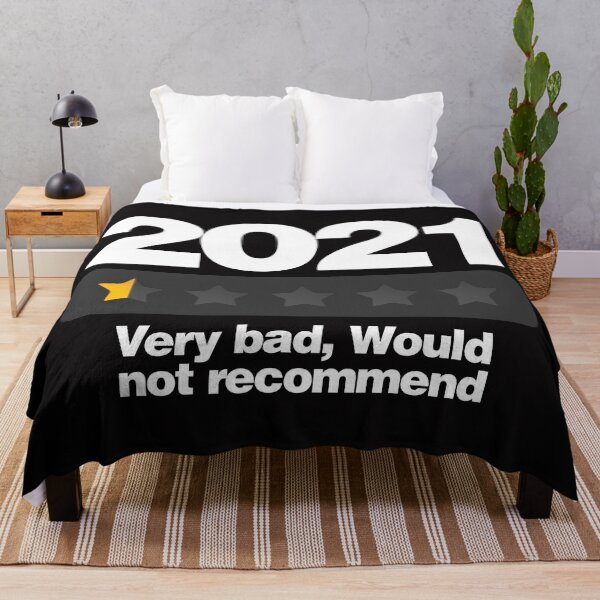Item preview, 2021 - Very Bad Would not recommend - Funny New Year Joking Quote designed and sold by elhefe.