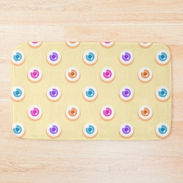 Item preview,  Eyeball Polka Dots Pastel on Yellow designed and sold by Paisley Yazel.