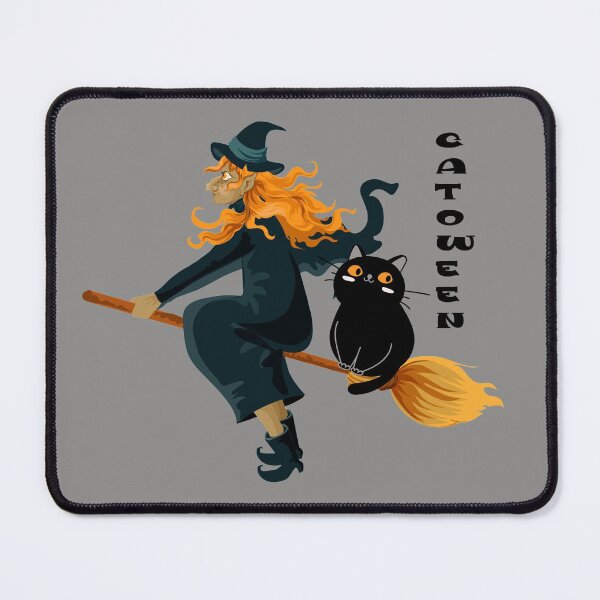 Item preview, Catoween Meow and A Witch designed and sold by Joyamotion.