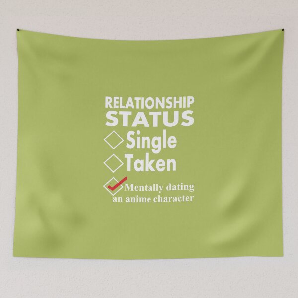 Item preview, Relationship: Mentally Dating An Anime Character designed and sold by AlwaysAwesome.