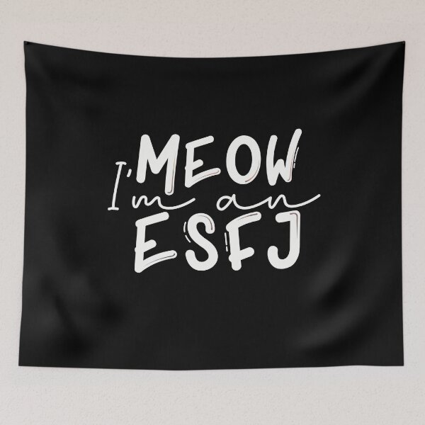 Item preview, Meow I’m an ESFJ designed and sold by artsomenautte.