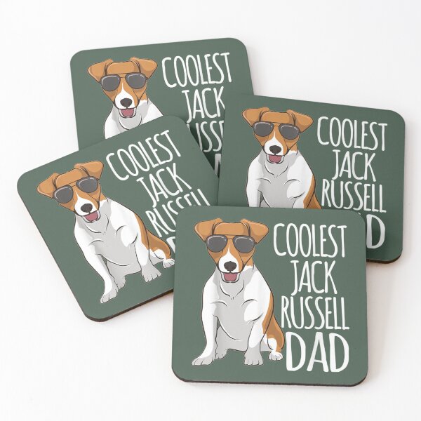 Item preview, Mens Coolest Jack Russel Dad Jack Russell Terrier Father Dog designed and sold by SweetPeaVintage.