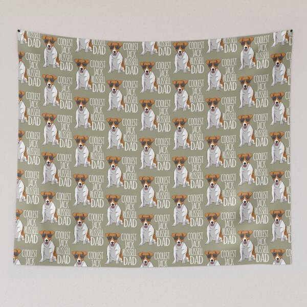 Item preview, Mens Coolest Jack Russel Dad Jack Russell Terrier Father Dog designed and sold by SweetPeaVintage.