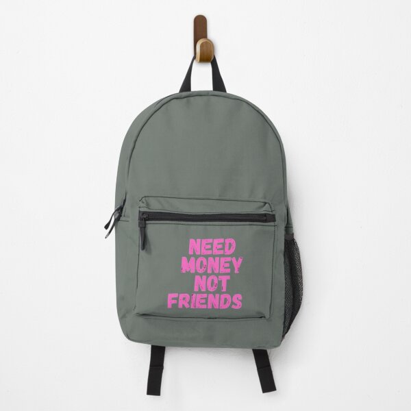 Item preview, Need money not friends Motivation Quote designed and sold by SweetPeaVintage.