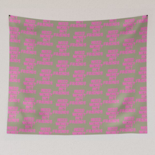 Item preview, Need money not friends Motivation Quote designed and sold by SweetPeaVintage.
