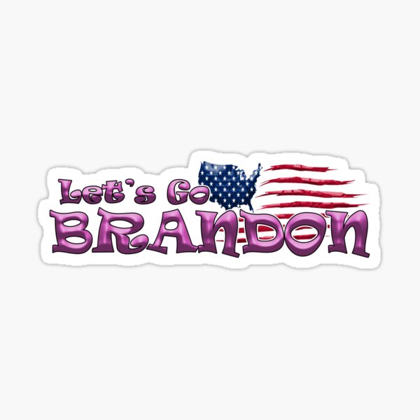 Let's Go Brandon Sticker Pink, Let's Go Brandon Decal for Women