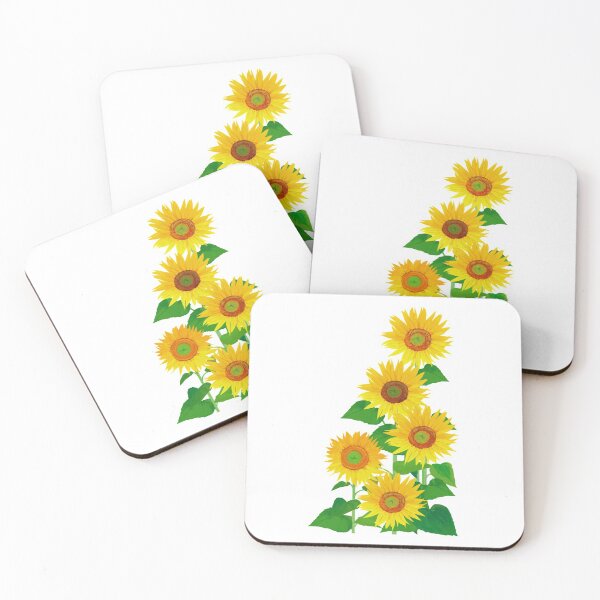Aperçu de l'œuvre Les tournesols en fleurs rendent la vie belle. créée et vendue par monodesigns.