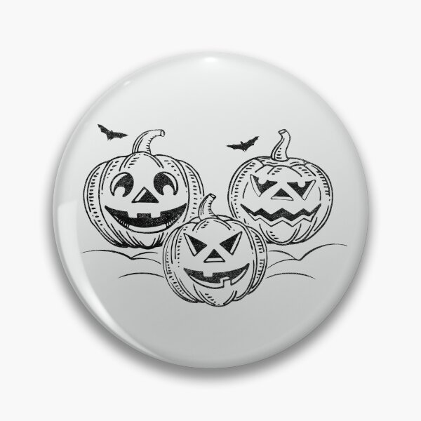 Item preview, Three pumpkins funny for halloween retro party. Retro pumpkins on Halloween designed and sold by RetroPack.