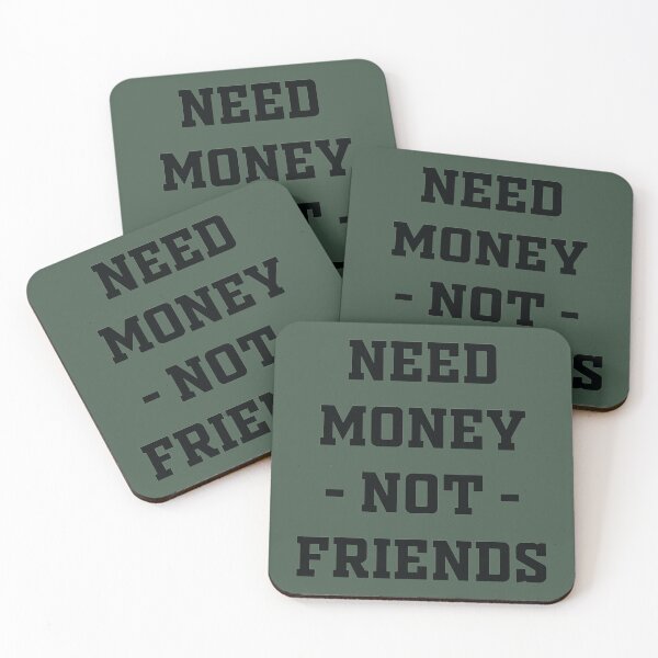 Item preview, Need Money Not Friends  designed and sold by SweetPeaVintage.